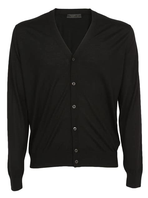 cardigan uomo prada|prada cardigan sweater.